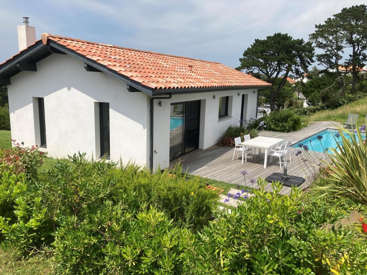 Maison 4 étoiles avec piscine vue sur mer et plage à pied San Juan de Luz Exterior foto