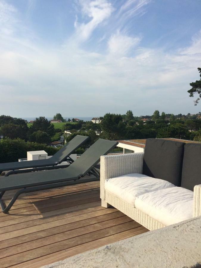 Maison 4 étoiles avec piscine vue sur mer et plage à pied San Juan de Luz Exterior foto